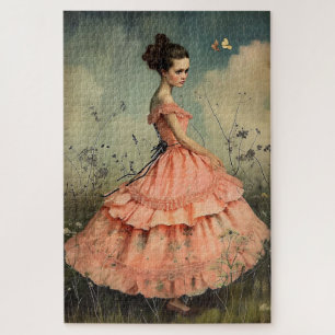 Heerlijk raar  meisje moeilijk legpuzzel