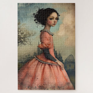 Heerlijk raar  meisje moeilijk legpuzzel