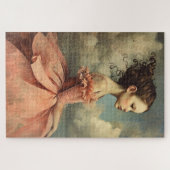 Heerlijk raar  meisje moeilijk legpuzzel (Horizontaal)