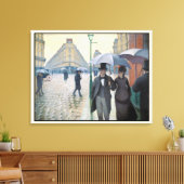 Heerlijk realistisch schilderij Regenachtige dag i Canvas Afdruk (Insitu (Woonkamer))