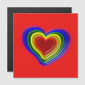 heerlijk regenbooghart (Voorkant / Achterkant)