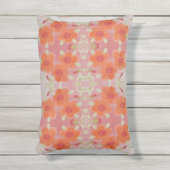 Heerlijk rood en Sinaasappel met koraalkussen Buitenkussen (Voorkant (verticaal))