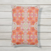 Heerlijk rood en Sinaasappel met koraalkussen Buitenkussen (Achterkant (verticaal))