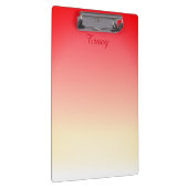 Heerlijk Rood en wit Personaliseren Klembord (Rechts)