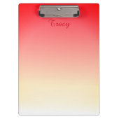 Heerlijk Rood en wit Personaliseren Klembord (Voorkant)