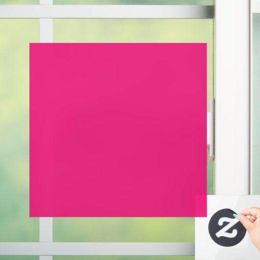 Heerlijk Roze Bruiloft | Krachtige Effen Kleur Uit Raamsticker (Huis)