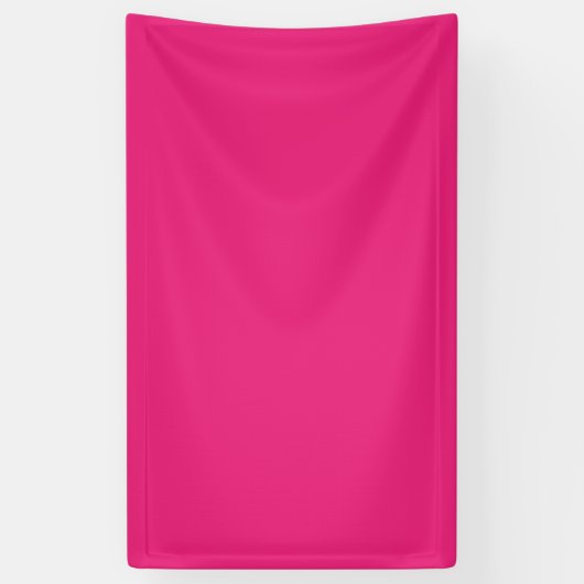 Heerlijk Roze Bruiloft | Uitnodiging in knale kleu Spandoek (Verticaal)