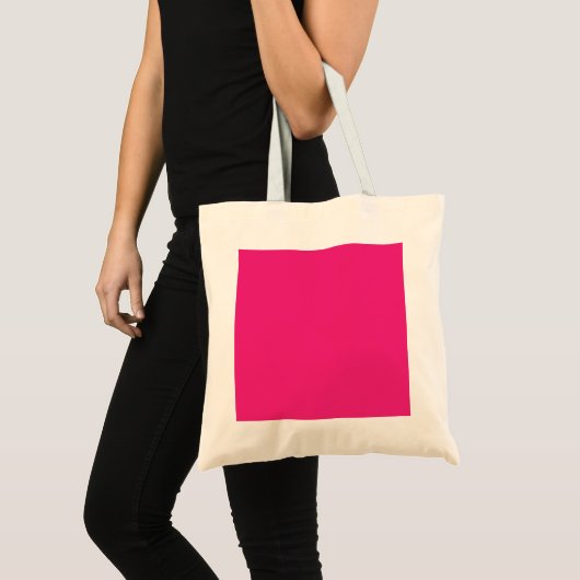 Heerlijk Roze Bruiloft | Uitnodiging in Krachtige  Tote Bag (Voorkant (product))