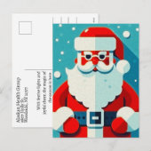 Heerlijk Santa Holiday Briefkaart (Voorkant / Achterkant)
