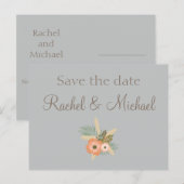 Heerlijk Save the Date Aankondigingskaart (Voorkant / Achterkant)