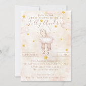 Heerlijk Schaap roze wolk stofsterren Baby shower Kaart (Voorkant)