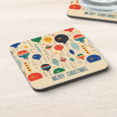 Heerlijk schattig traditioneel sierpatroon Retro Bier Onderzetter (Linkerzijde)