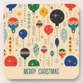 Heerlijk schattig traditioneel sierpatroon Retro Bier Onderzetter (Voorkant)