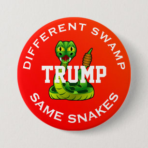 Heerlijk 'Trump'. Een andere moeras. Zelfde moment Ronde Button 7,6 Cm