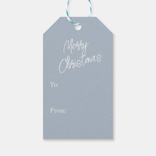 Heerlijk Victoriaans kerstfeest Cadeaulabel (Achterkant)