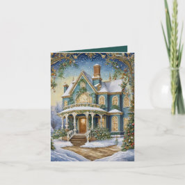 Heerlijk Victoriaans kerstfeest Feestdagen Kaart