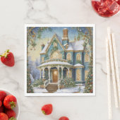 Heerlijk Victoriaans kerstfeest Servet (Insitu)