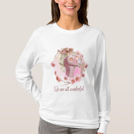 Heerlijk vrouwen full sleeve T-shirt (Voorkant)