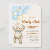 heerlijk wachten op baby shower uitnodiging (Voorkant)