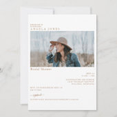 Heerlijk wit goud tekst foto Vrijgezellenfeest Kaart (Voorkant)