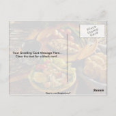 Heerlijk zalmdiner briefkaart (Achterkant)