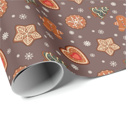 Heerlijk zoet kerstkoekje inpakpapier (Rol Hoek)