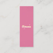 Heerlijk Zomer  Mini Bladwijzer Contactkaartje (Achterkant)