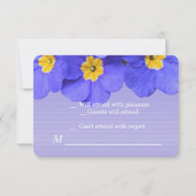 heerlijke blauwe tuinbloemen rsvp bruiloft