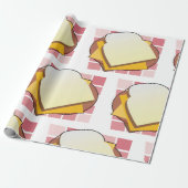 Heerlijke Cheese Sandwich Fun Food Cadeaupapier (Uitgerold)