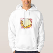 Heerlijke Cheese Sandwich Fun Food Hoodie (Voorkant)