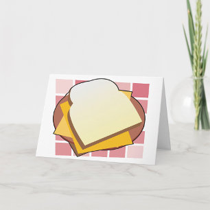 Heerlijke Cheese Sandwich Fun Food Kaart
