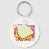 Heerlijke Cheese Sandwich Fun Food Sleutelhanger (Voorkant)