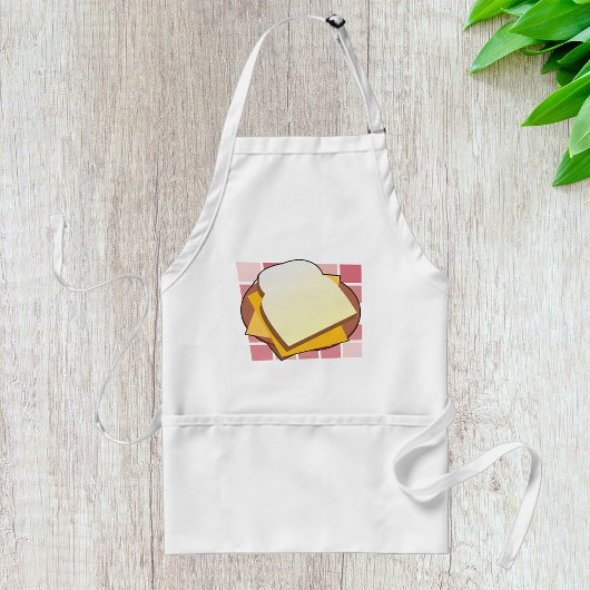 Heerlijke Cheese Sandwich Fun Food Standaard Schort