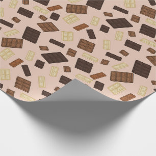 Heerlijke Chocolade Bars Wrapping Paper Cadeaupapier
