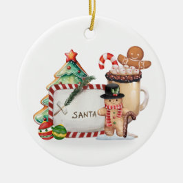 Heerlijke cookies keramisch ornament