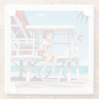 Heerlijke dag met mij op Sunny Beach. Onderzetter Glazen Onderzetter