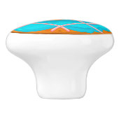 Heerlijke decadente donut / donut keramische knop (Zijkant)