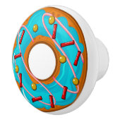 Heerlijke decadente donut / donut keramische knop (Rechts)