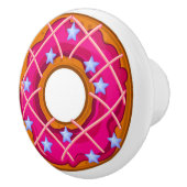 Heerlijke decadente donut / donut keramische knop (Rechts)