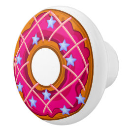 Heerlijke decadente donut / donut keramische knop