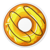 Heerlijke decadente donut / donut keramische knop (Voorkant)