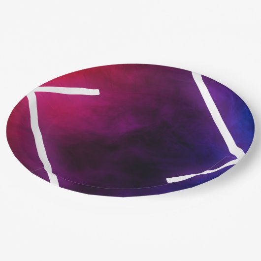 Heerlijke Design op 9"Ronde Document Borden Papieren Bordje (Gekanteld)