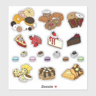 Heerlijke dessert Stickers