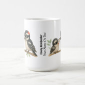 Heerlijke Downy Woodpecker Koffiemok (Center)