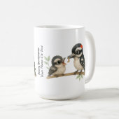 Heerlijke Downy Woodpecker Koffiemok (Voorkant rechts)