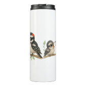 Heerlijke Downy Woodpecker Thermosbeker (Achterkant)
