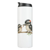 Heerlijke Downy Woodpecker Thermosbeker (Geroteerd rechts)