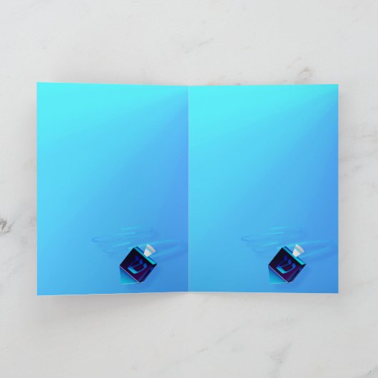 Heerlijke Dreidels-geletterde Kaart (Binnen)