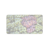 Heerlijke druiven fruit etiket (Voorkant)