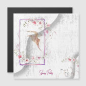 Heerlijke dunne magneetkaart magnetische uitnodiging (Voorkant / Achterkant)